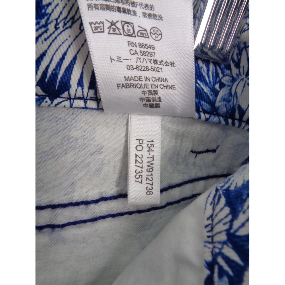 Tommy Bahama Wall of Palms Denim Jean Skirt Size 2 Floral Coastal Tropical - Picture 10 of 10